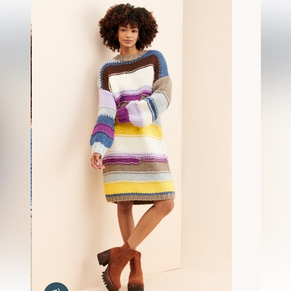 Callahan knitwear Striped sweater dress